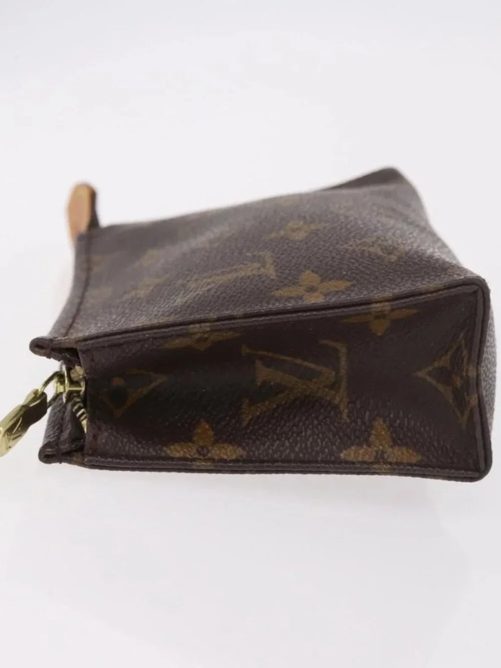 LOUIS VUITTON Monogram Poche Toilette 15 Pouch M47546 LV Auth hk3907